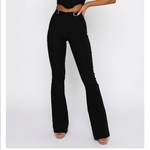 White Fox Boutique Satisfy Me Black Pants